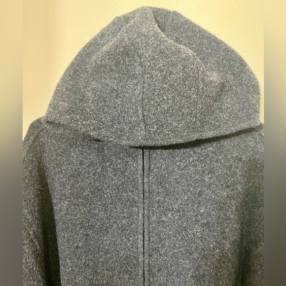 Eileen Fisher Woman Fuzzy Lambswool Blend Zip Up Jacket - Picture 6 of 16